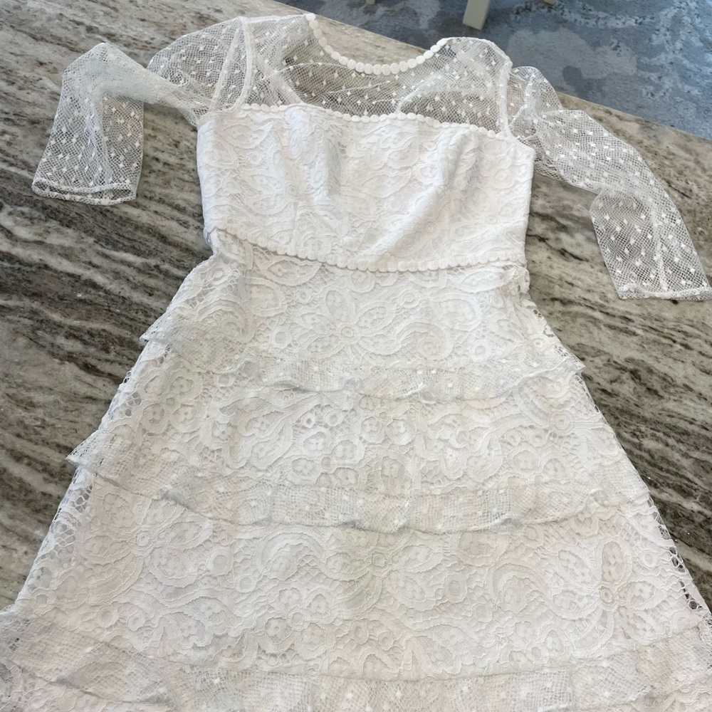 Lilly Pulitzer White Lace Dress Size 4